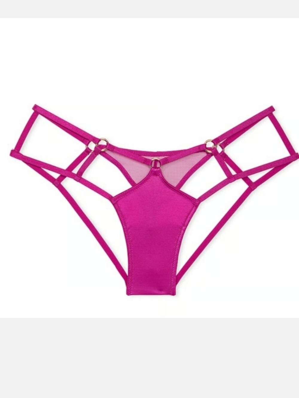Victoria's Secret Very Sexy Strappy Hardware High-Leg Cheeky Panty MEDIUM